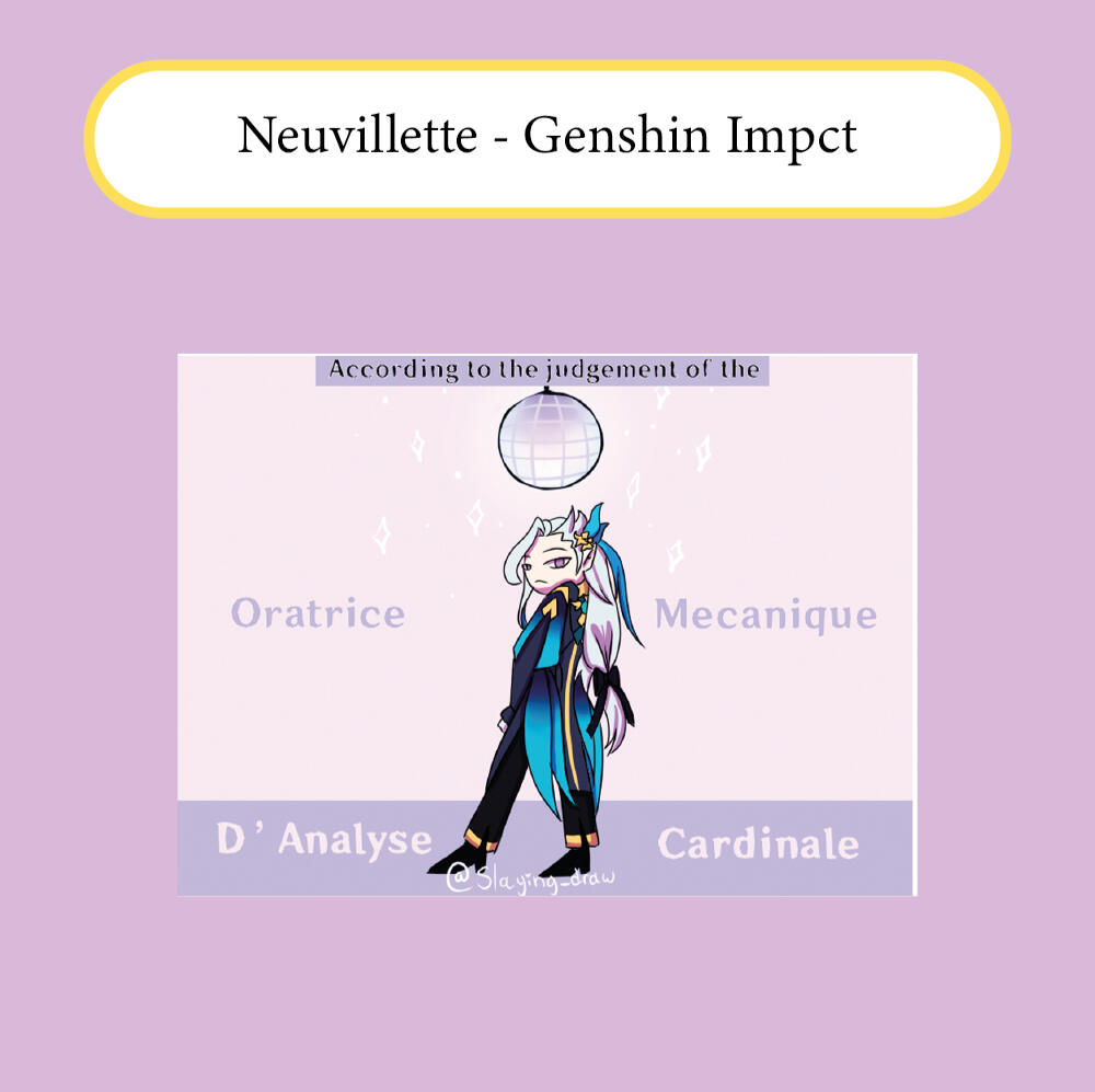 Neuvillette Gojo x Geto KFC